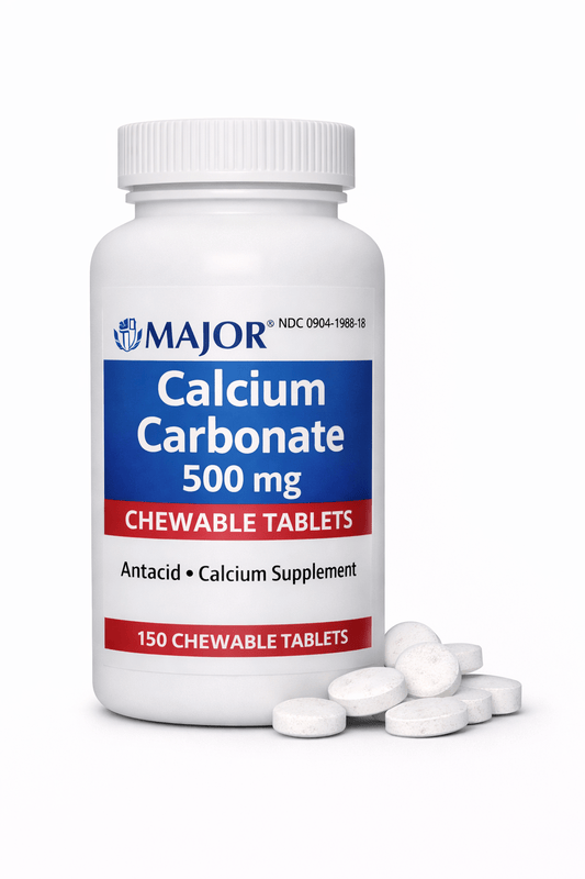 Calcium Carbonate 500mg Chewable Tablets