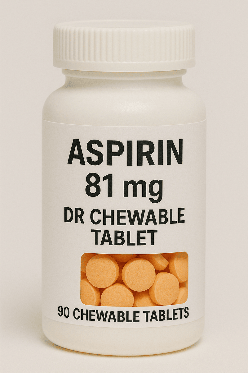 Aspirin 81mg Chewable