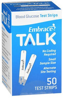 Embrace Talk Test Strip 50 ct