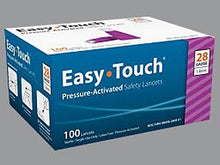Easy Touch Safety 28G Lancets 100 ct